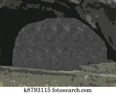 stereogram cave stereogram cave