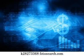 Stock exchange background