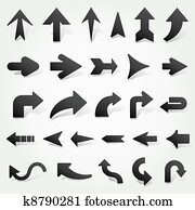 vector arrows set vector arrows set