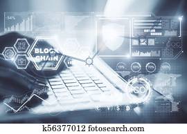 יצירתי, blockchain, טקסטורה