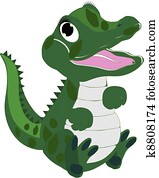 Baby alligator Baby alligator