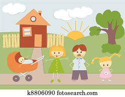 Family and House