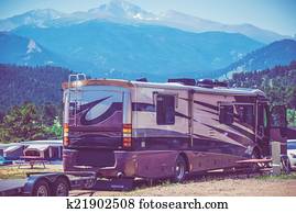 Motorhome Camping Motorhome Camping