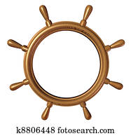 Ship Wheel Blank Ship Wheel Blank