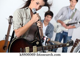 Young rock band Young rock band