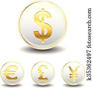 Currency Symbol Icons