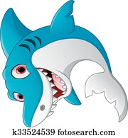 Cute shark cartoon Cute shark cartoon