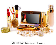 Decorative cosmetics for makeup. Decorative cosmetics for makeup.