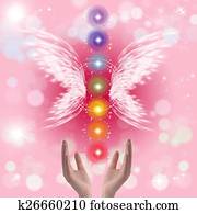Healing Hands and seven chakras