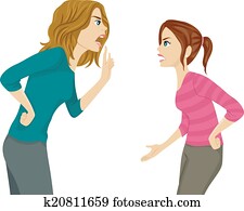Mother and Daughter Arguing Mother and Daughter Arguing