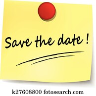 save the date sign