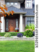 Beautiful house facade Beautiful house facade