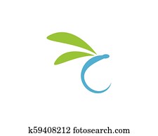 Dragonfly logo vector Dragonfly logo vector