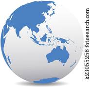 Asia and Australia, Global World Asia and Australia, Global World