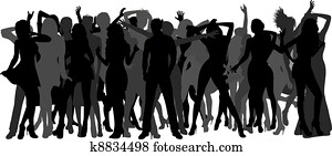dancing crowd