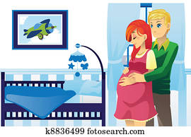 Happy pregnant couple Happy pregnant couple