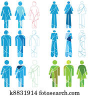 Human gender icons