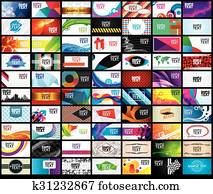 set business card set business card
