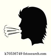 Man blowing shofar Picture | u10696944 | Fotosearch