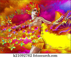 Colorful Floral Flowing Colorful Floral Flowing