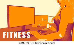 condicão física, conceito, curso