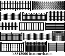 Fence set isolated Fence set isolated
