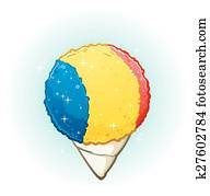 Snow Cone Cartoon Illustration Snow Cone Cartoon Illustration