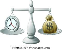 Time is money concept Time is money concept
