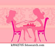 Young lady doing manicure in beauty Young lady doing manicure in beauty