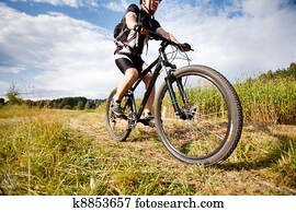 Mountain biker Mountain biker