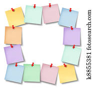 Office Notes Blank Frame