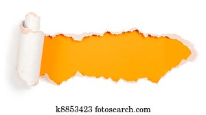 Paper hole with torn edges design template Paper hole with torn edges design template