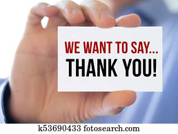 we want to say - thank you we want to say - thank you