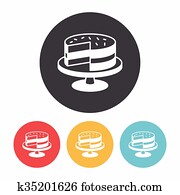 dessert cake icon dessert cake icon