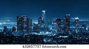 Los Angeles at night Los Angeles at night