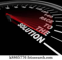 speedometer solve solution race illustration problem fotosearch snail pace moving