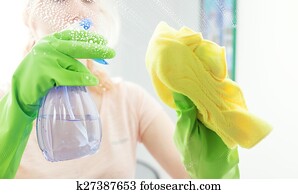 pane window cleaning detergent concept fotosearch