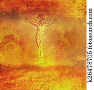 Crucifixion and resurrection of Jesus Christ on the cross Crucifixion and resurrection of Jesus Christ on the cross