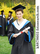 happy graduation student