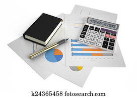 negócio, finanças, e, contabilidade, conceito, 3