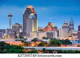 san antonio, skyline