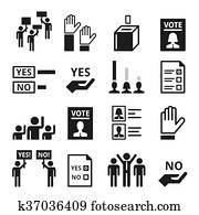 民主主義, 投票, 政治, アイコン