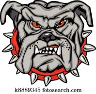 bulldogge, karikatur, gesicht, vektor bulldogge, karikatur, gesicht, vektor
