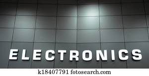 electronics sign