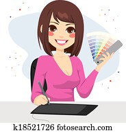 Female Graphic Designer Female Graphic Designer