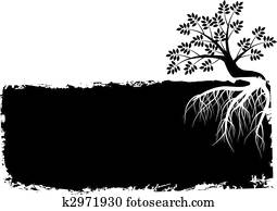 Tree silhouette Tree silhouette
