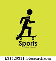 פעיל, אנשים