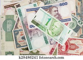 brasilianisch, alt, geld