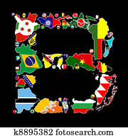 Countries of B Countries of B