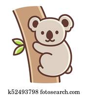 Cute cartoon koala Cute cartoon koala
